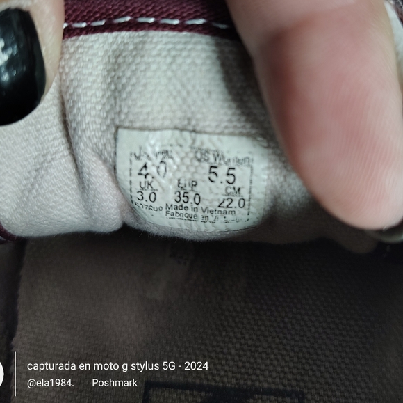 Vans Kids Red Sneakers - Picture 11 of 11